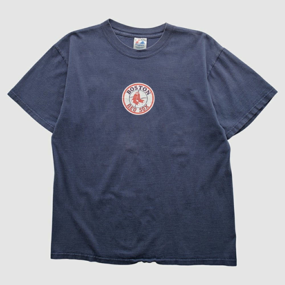 Boston Red Sox Majestic 2000s T-shirt Navy Vintage