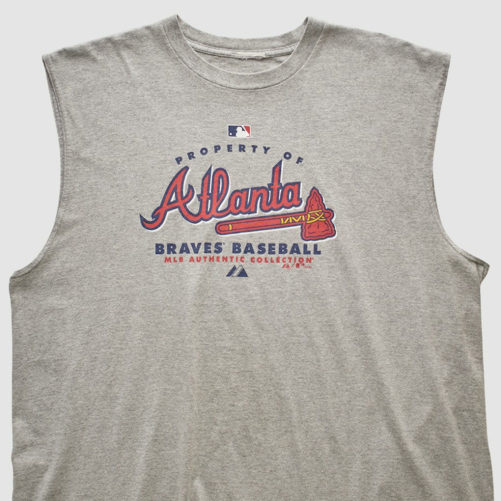 Atlanta Braves 2007 Tank Heather Gray Vintage