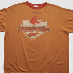 Boston Red Sox Majestic 2005 T-shirt Orange Vintage