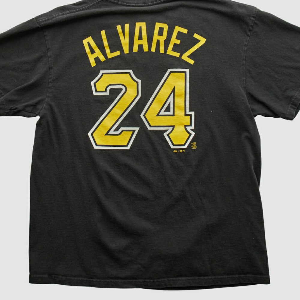 Pittsburgh Pirates Majestic 2000s T-shirt Black Vintage