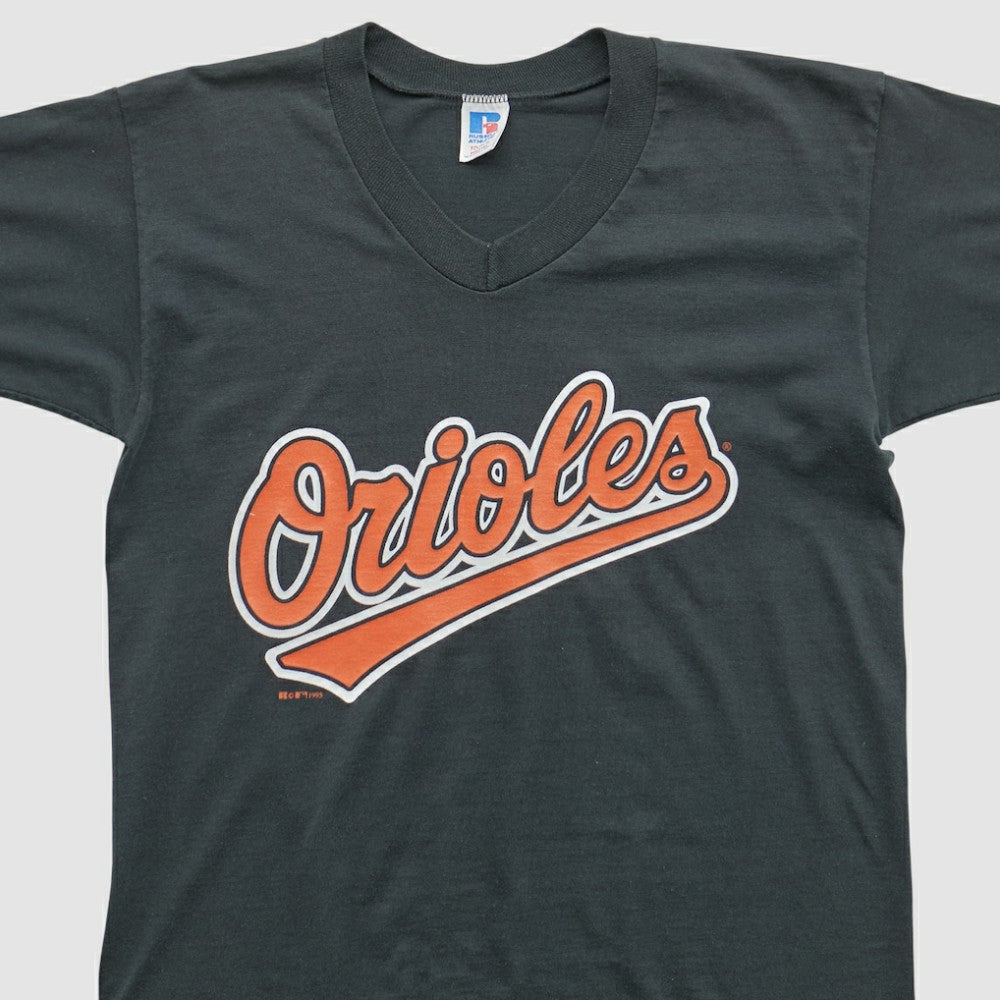 Baltimore Orioles Russell 90s T-shirt Black Vintage