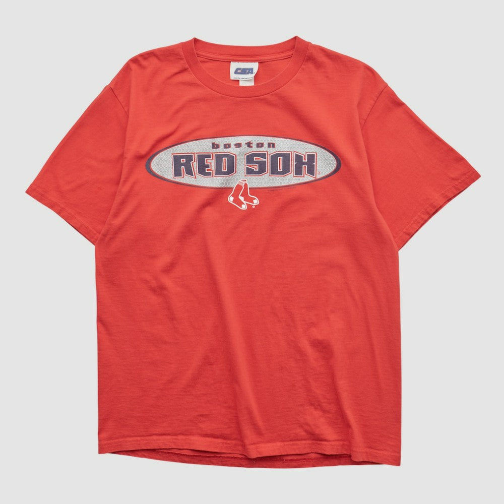 Boston Red Sox CSA 2001 T-shirt Red Vintage