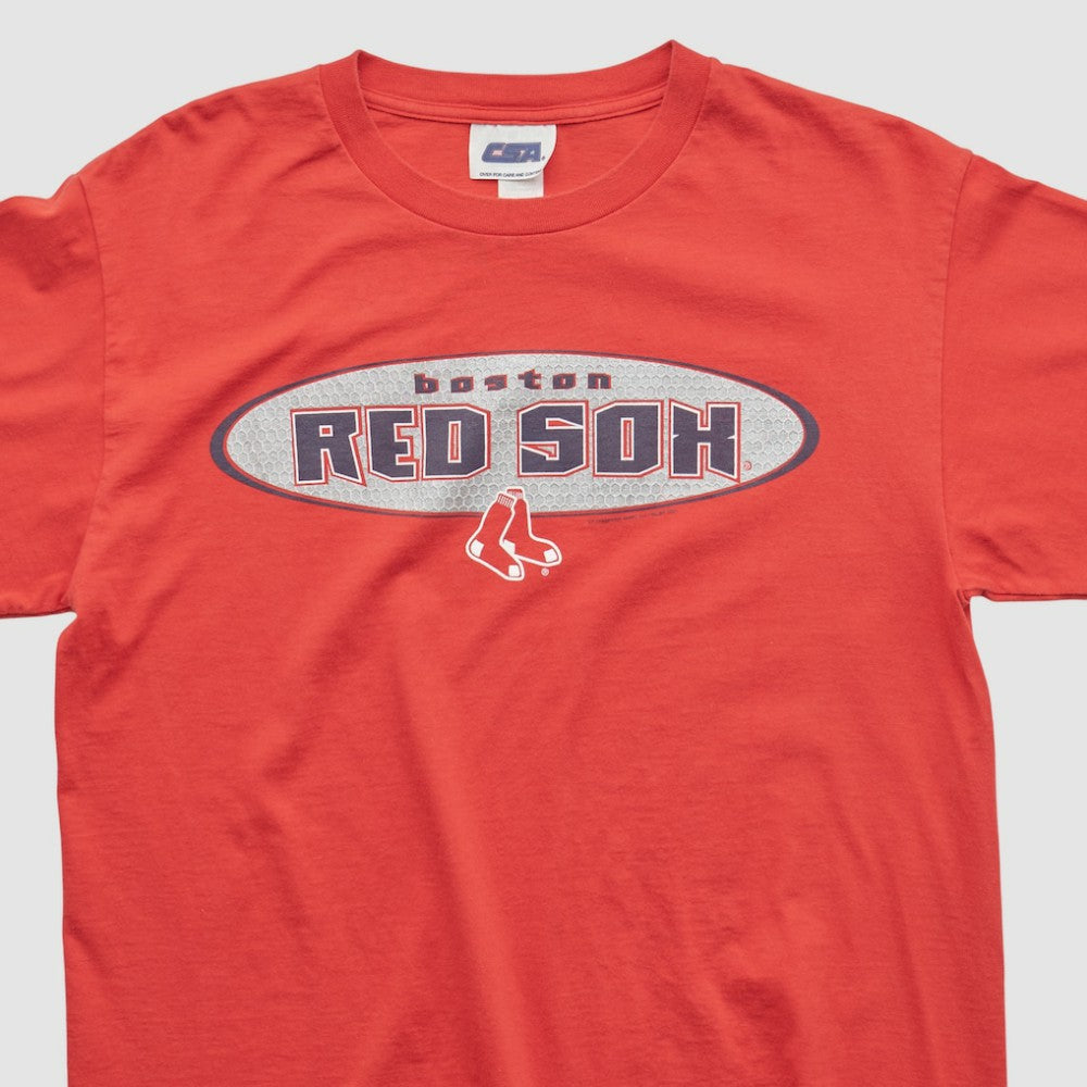 Boston Red Sox CSA 2001 T-shirt Red Vintage