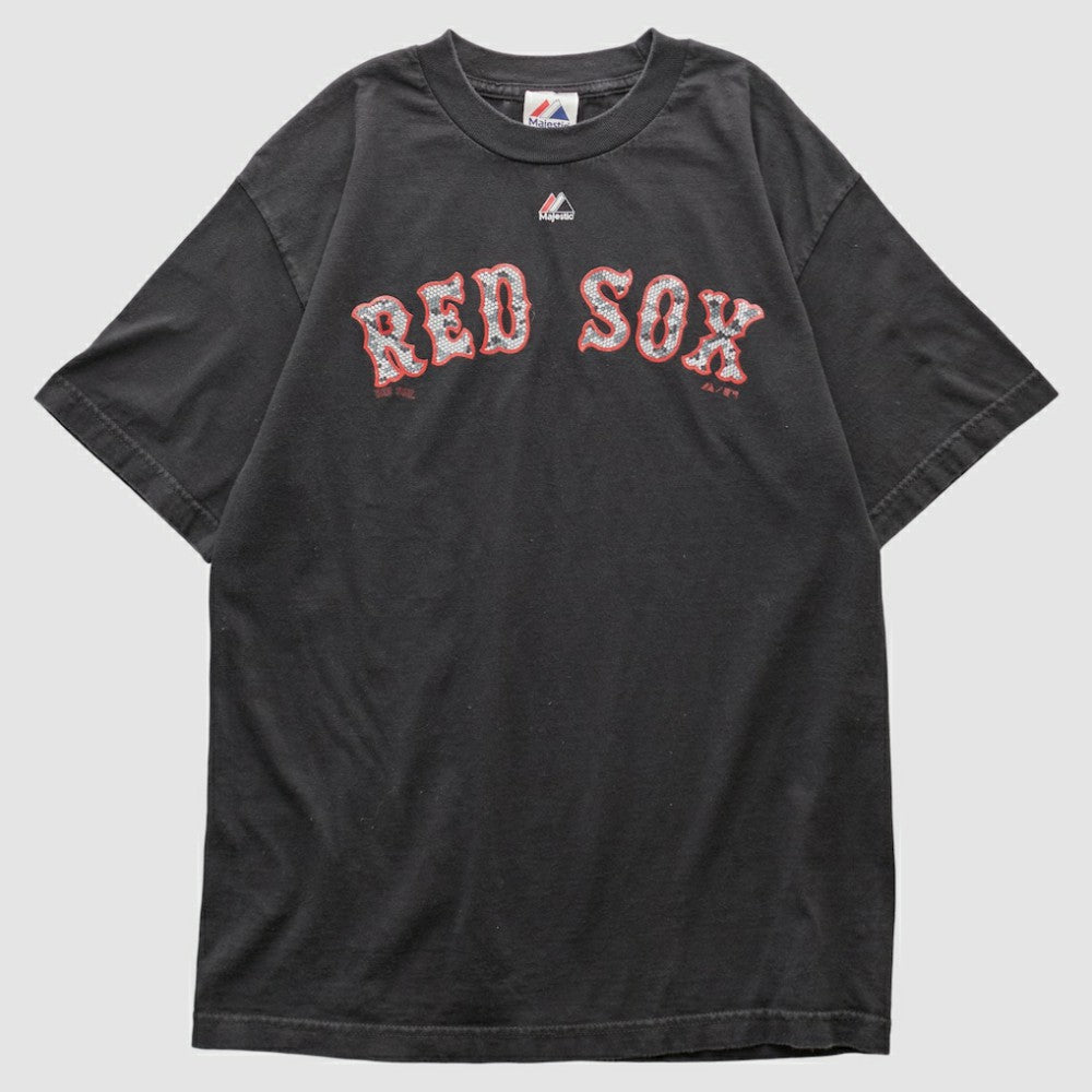 Boston Red Sox Majestic 2010s T-shirt Black Vintage