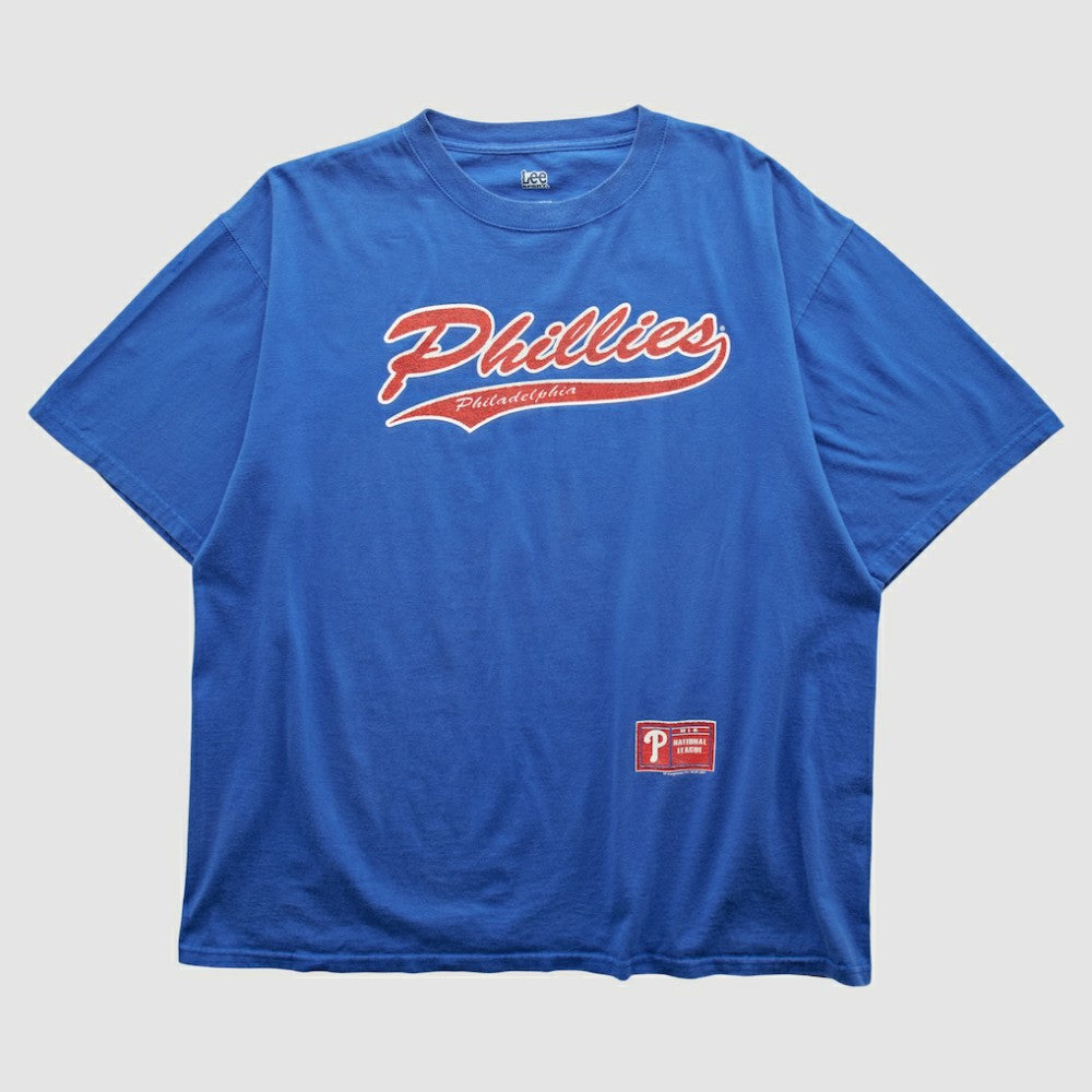 Philadelphia Phillies Lee Sport 2000s T-shirt Blue Vintage