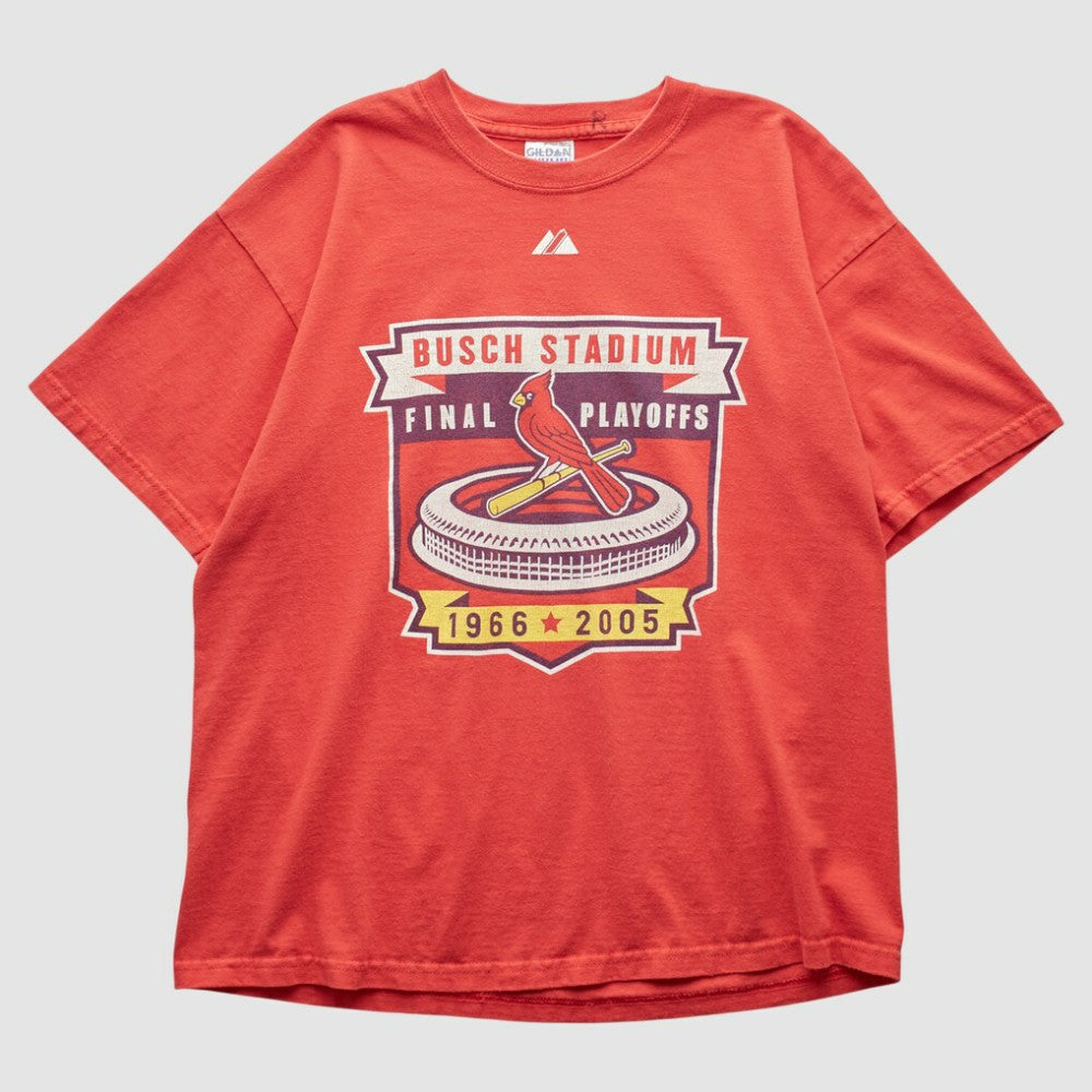 St. Louis Cardinals Gildan 2005 T-shirt Red Vintage