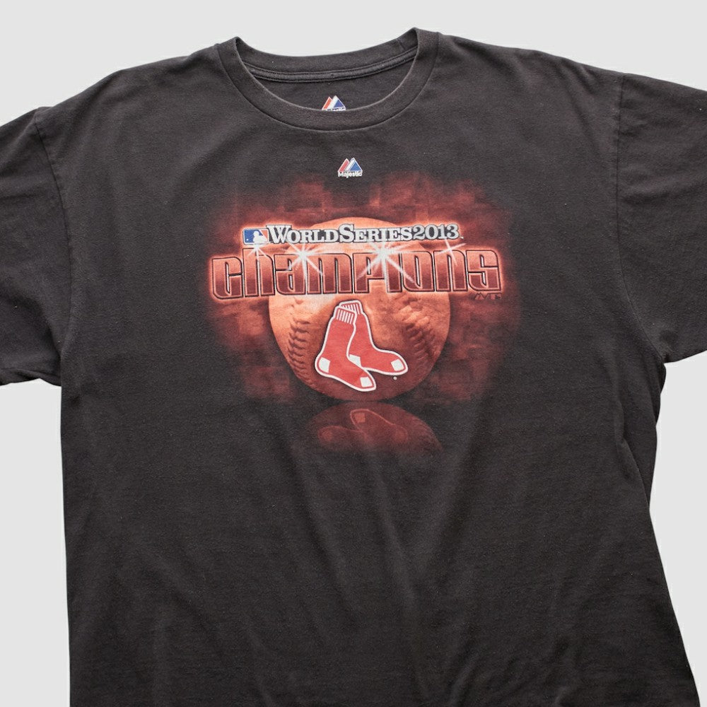 Boston Red Sox Majestic 2013 T-shirt Black Vintage