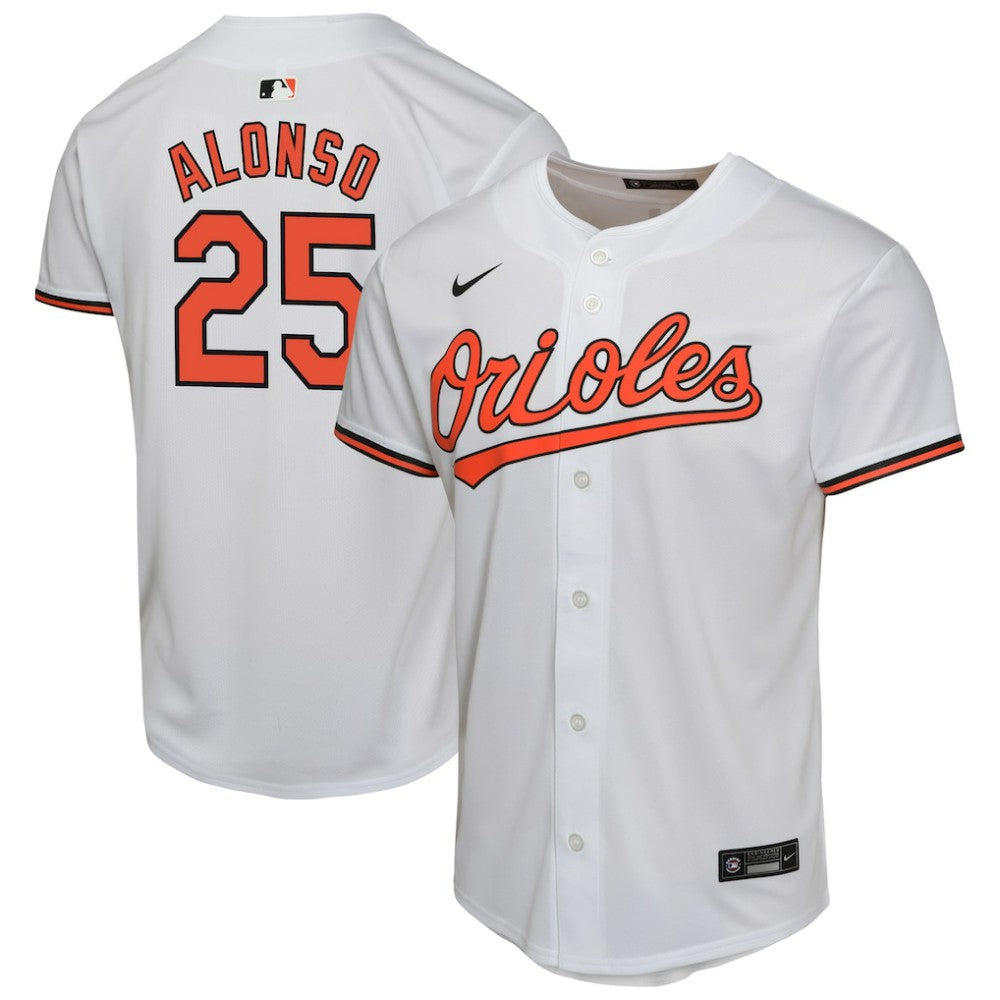 Pete Alonso Baltimore Orioles Youth Game Player Jersey White | Nike