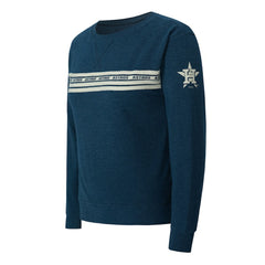 Houston Astros Concepts Sport Women's Birch French Terry Long Sleeve T-Shirt Navy