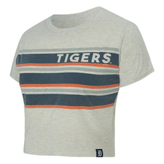 Detroit Tigers Concepts Sport Women's Birch Cropped T-Shirt Cream