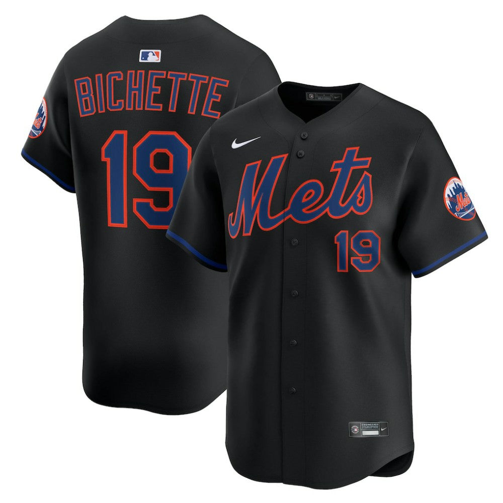 Bo Bichette New York Mets Alternate Limited Jersey Black | Nike