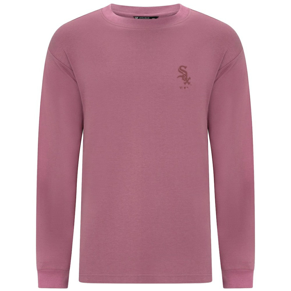 Chicago White Sox Levelwear Bridal Rose Luxe Signature Long Sleeve T-Shirt Pink