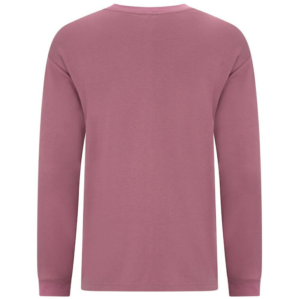 Chicago Cubs Levelwear Bridal Rose Luxe Signature Long Sleeve T-Shirt Pink