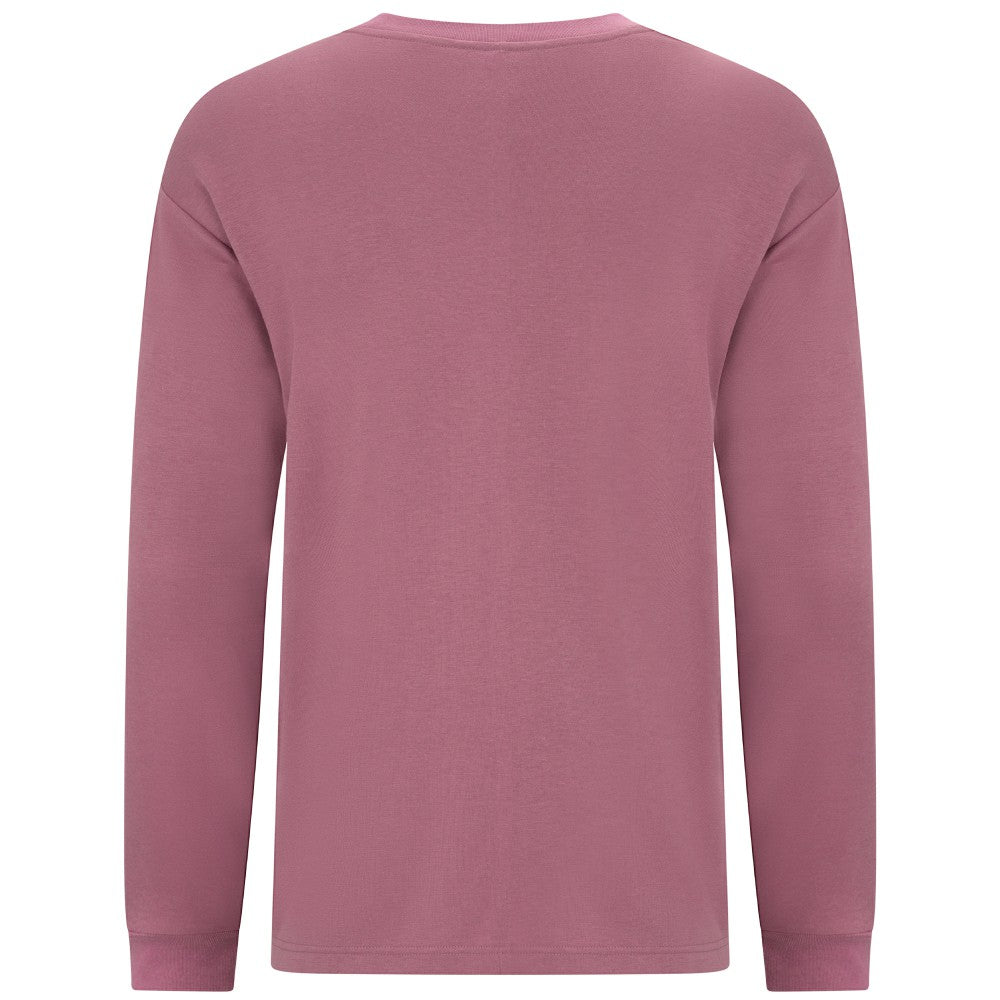 Cincinnati Reds Levelwear Bridal Rose Luxe Signature Long Sleeve T-Shirt Pink