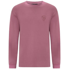 Milwaukee Brewers Levelwear Bridal Rose Luxe Signature Long Sleeve T-Shirt Pink
