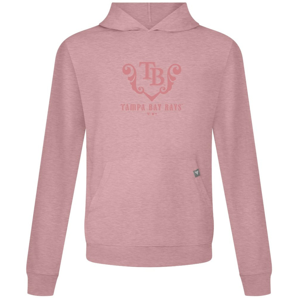 Tampa Bay Rays Levelwear Bridal Rose Relay Pullover Hoodie Pink
