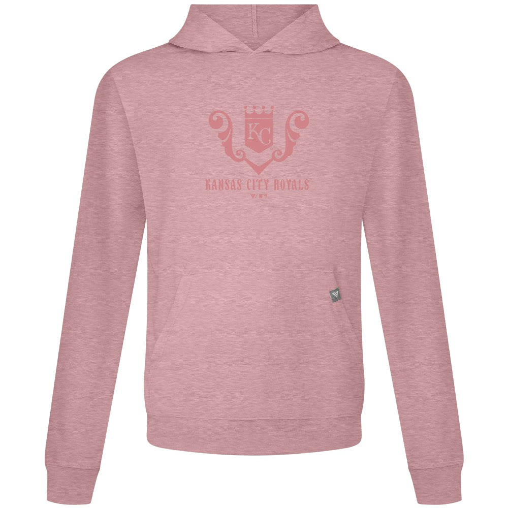 Kansas City Royals Levelwear Bridal Rose Relay Pullover Hoodie Pink