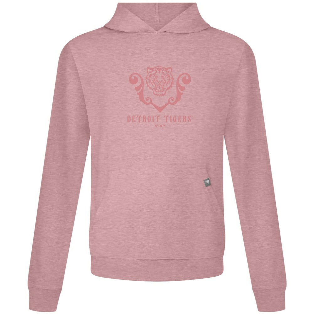 Detroit Tigers Levelwear Bridal Rose Relay Pullover Hoodie Pink