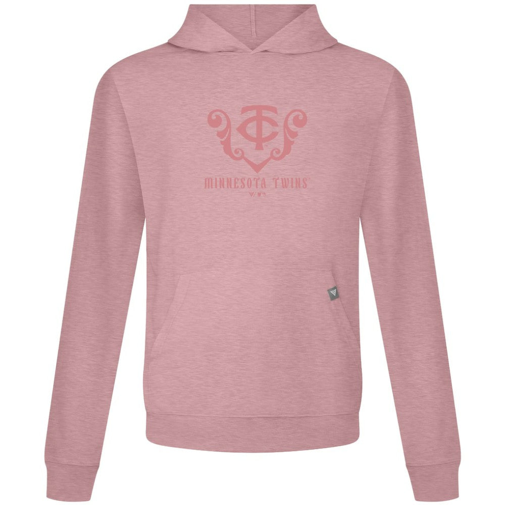 Minnesota Twins Levelwear Bridal Rose Relay Pullover Hoodie Pink