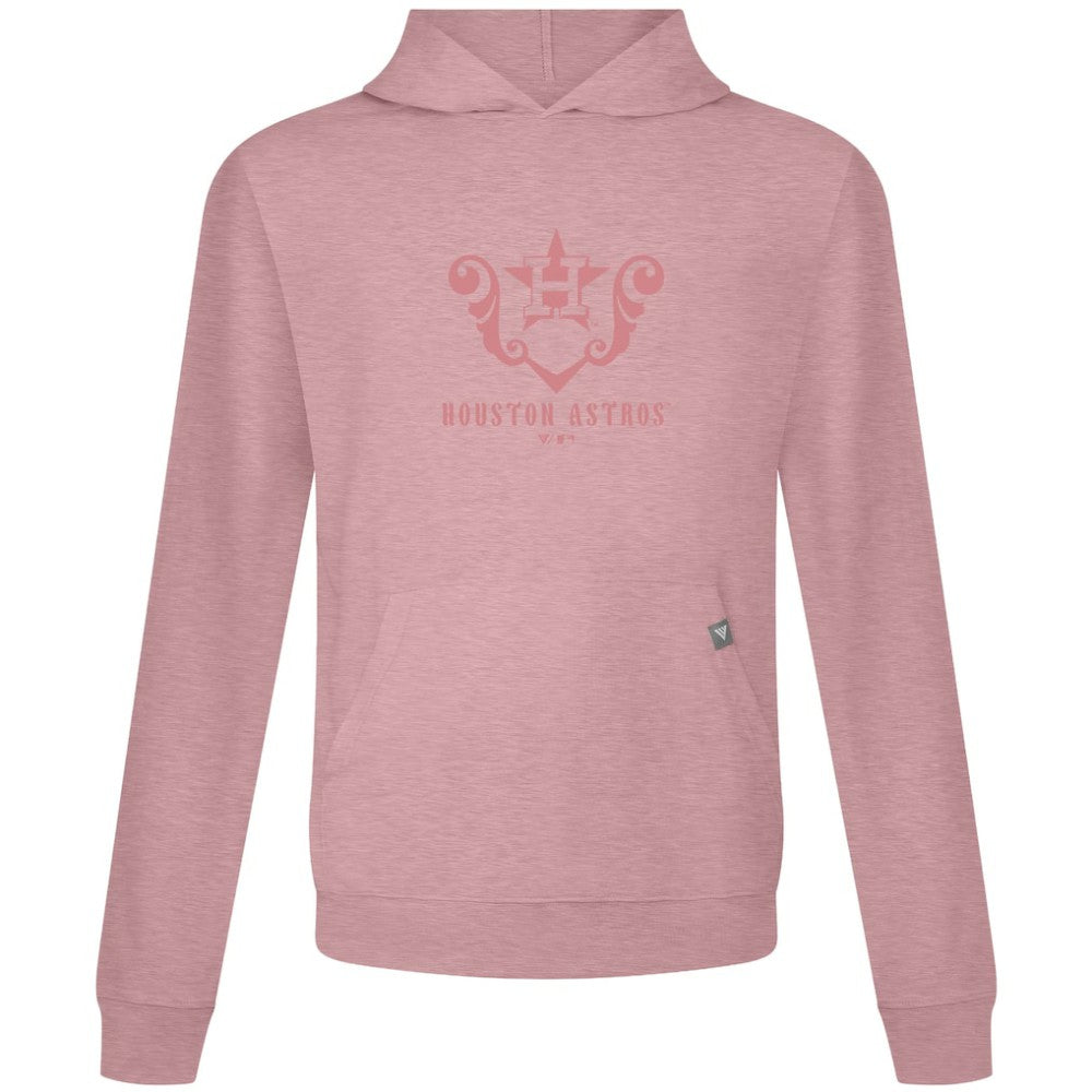 Houston Astros Levelwear Bridal Rose Relay Pullover Hoodie Pink