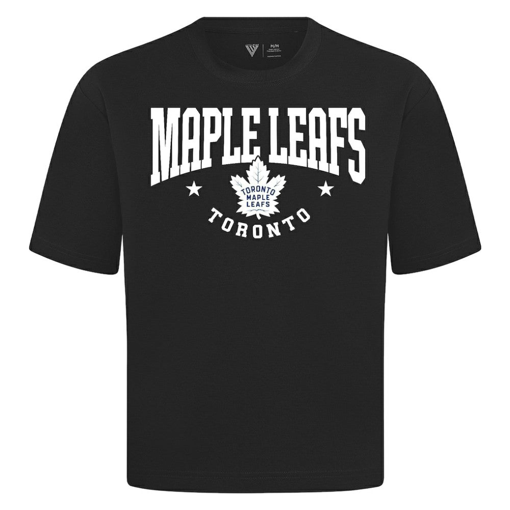 Toronto Maple Leafs Levelwear Luxe Signature Knit T-Shirt Black
