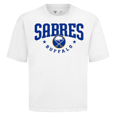 Buffalo Sabres Levelwear Luxe Signature Knit T-Shirt White