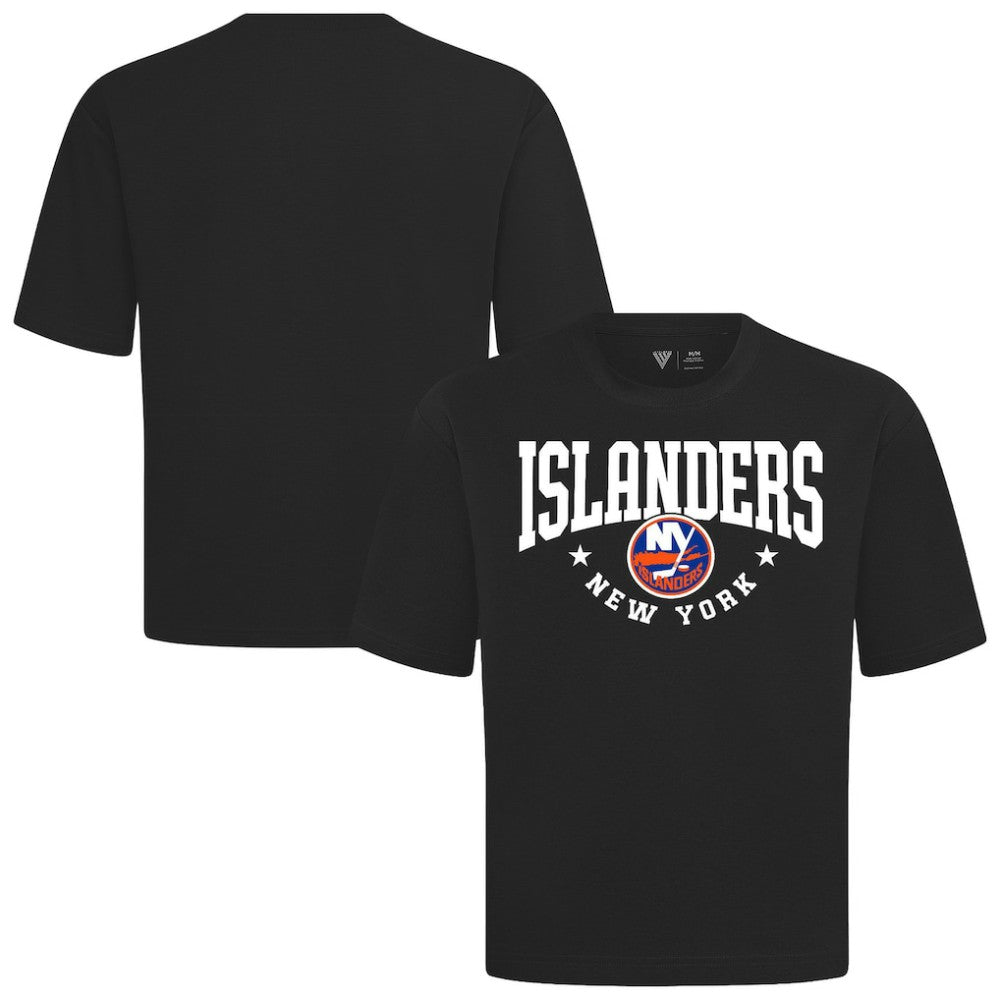 New York Islanders Levelwear Luxe Signature Knit T-Shirt Black