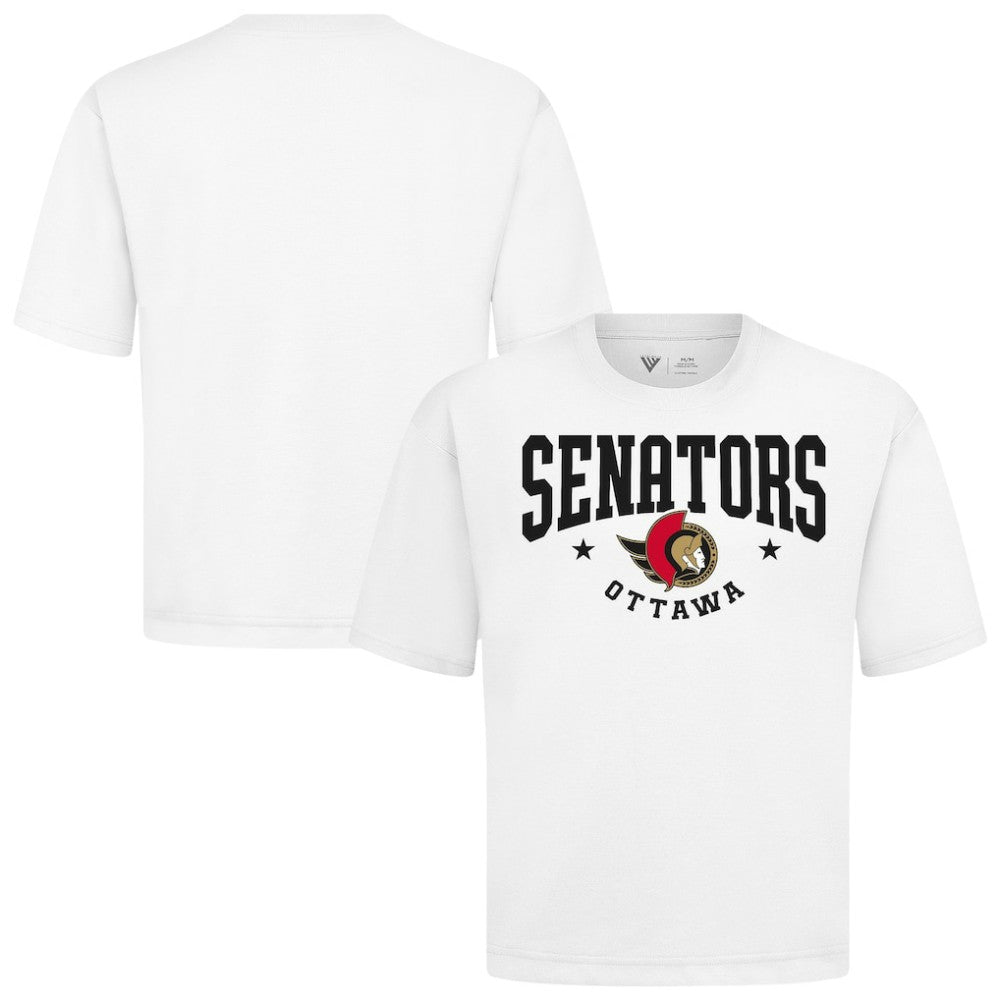 Ottawa Senators Levelwear Luxe Signature Knit T-Shirt White