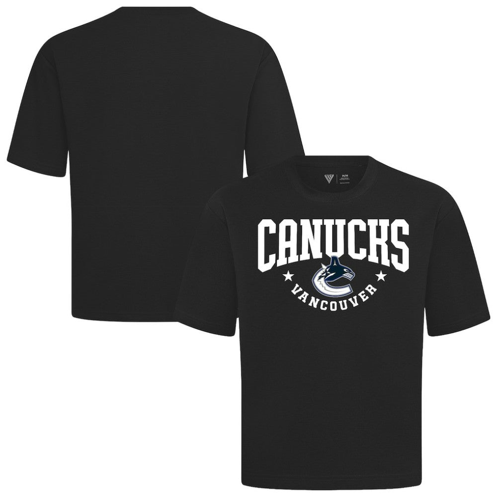 Vancouver Canucks Levelwear Luxe Signature Knit T-Shirt Black