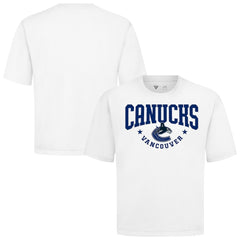 Vancouver Canucks Levelwear Luxe Signature Knit T-Shirt White
