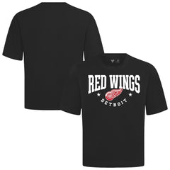 Detroit Red Wings Levelwear Luxe Signature Knit T-Shirt Black