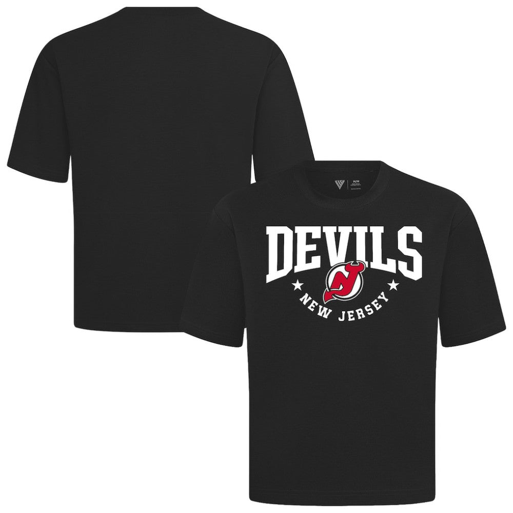 New Jersey Devils Levelwear Luxe Signature Knit T-Shirt Black
