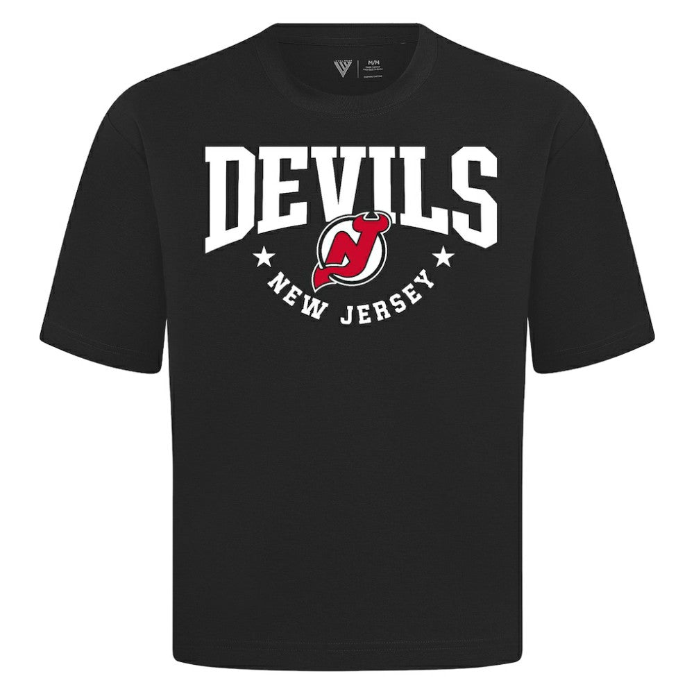 New Jersey Devils Levelwear Luxe Signature Knit T-Shirt Black