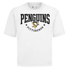 Pittsburgh Penguins Levelwear Luxe Signature Knit T-Shirt White