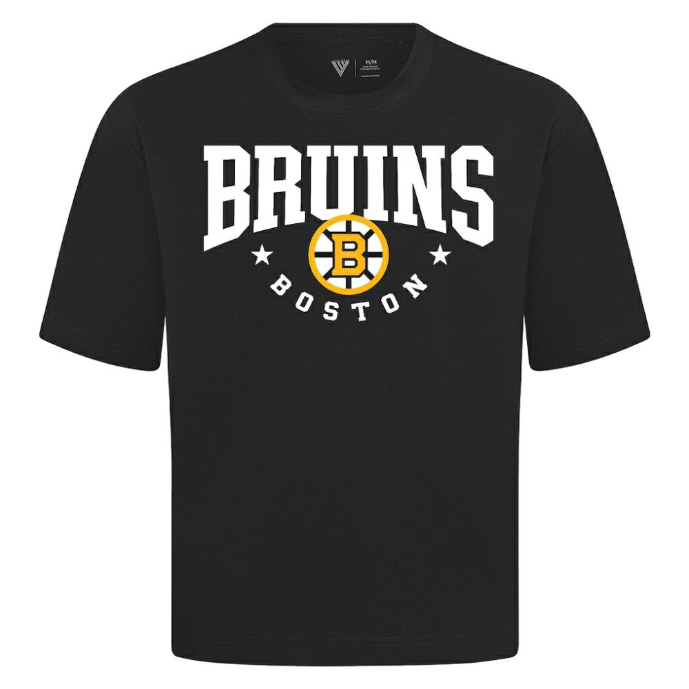 Boston Bruins Levelwear Luxe Signature Knit T-Shirt Black