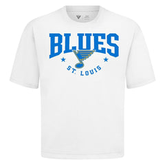 St. Louis Blues Levelwear Luxe Signature Knit T-Shirt White