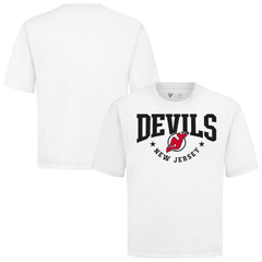 New Jersey Devils Levelwear Luxe Signature Knit T-Shirt White