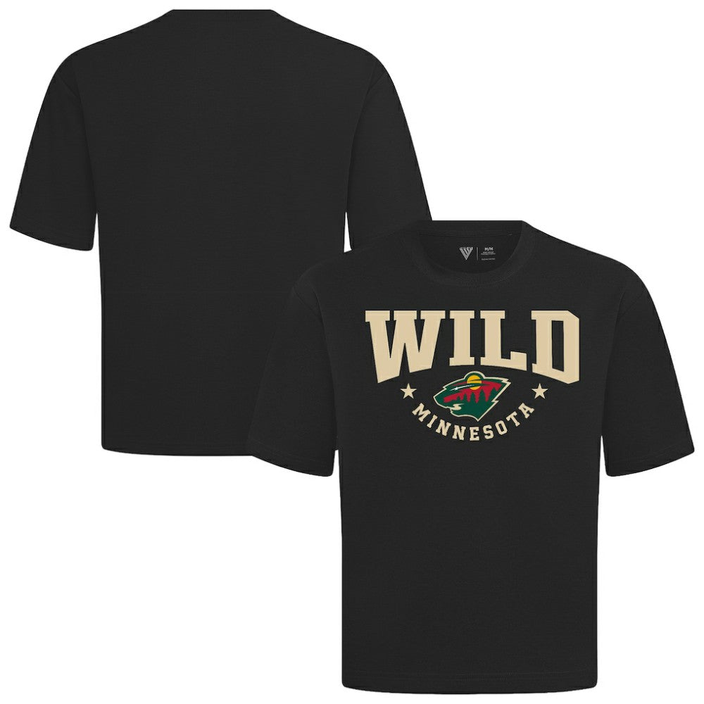 Minnesota Wild Levelwear Luxe Signature Knit T-Shirt Black