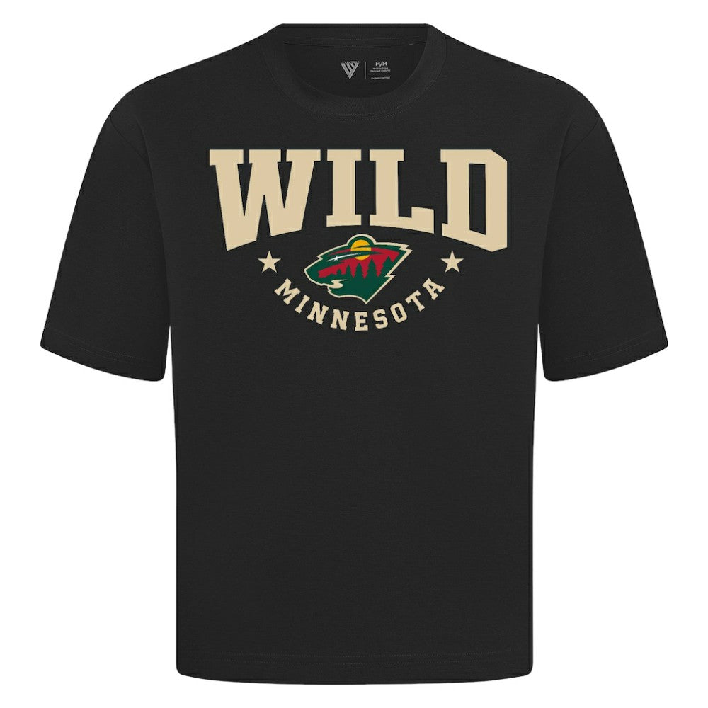 Minnesota Wild Levelwear Luxe Signature Knit T-Shirt Black