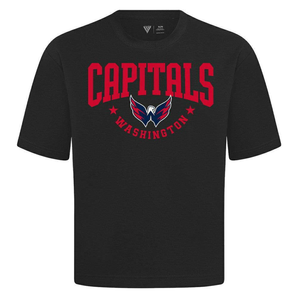 Washington Capitals Levelwear Luxe Signature Knit T-Shirt Black