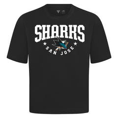 San Jose Sharks Levelwear Luxe Signature Knit T-Shirt Black