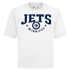 Winnipeg Jets Levelwear Luxe Signature Knit T-Shirt White