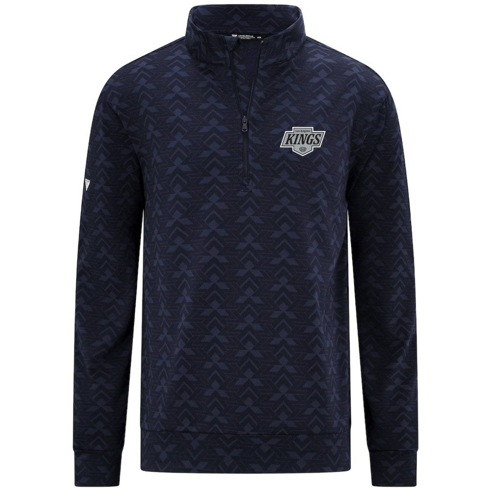 Los Angeles Kings Levelwear Chameleon Quarter-Zip Sweatshirt Navy