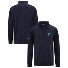 St. Louis Blues Levelwear Chameleon Quarter-Zip Sweatshirt Navy