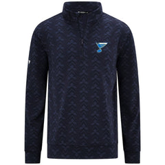 St. Louis Blues Levelwear Chameleon Quarter-Zip Sweatshirt Navy