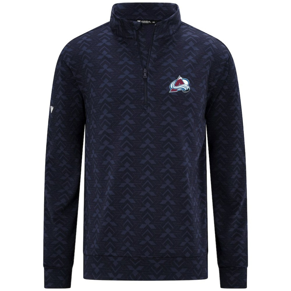 Colorado Avalanche Levelwear Chameleon Quarter-Zip Sweatshirt Navy