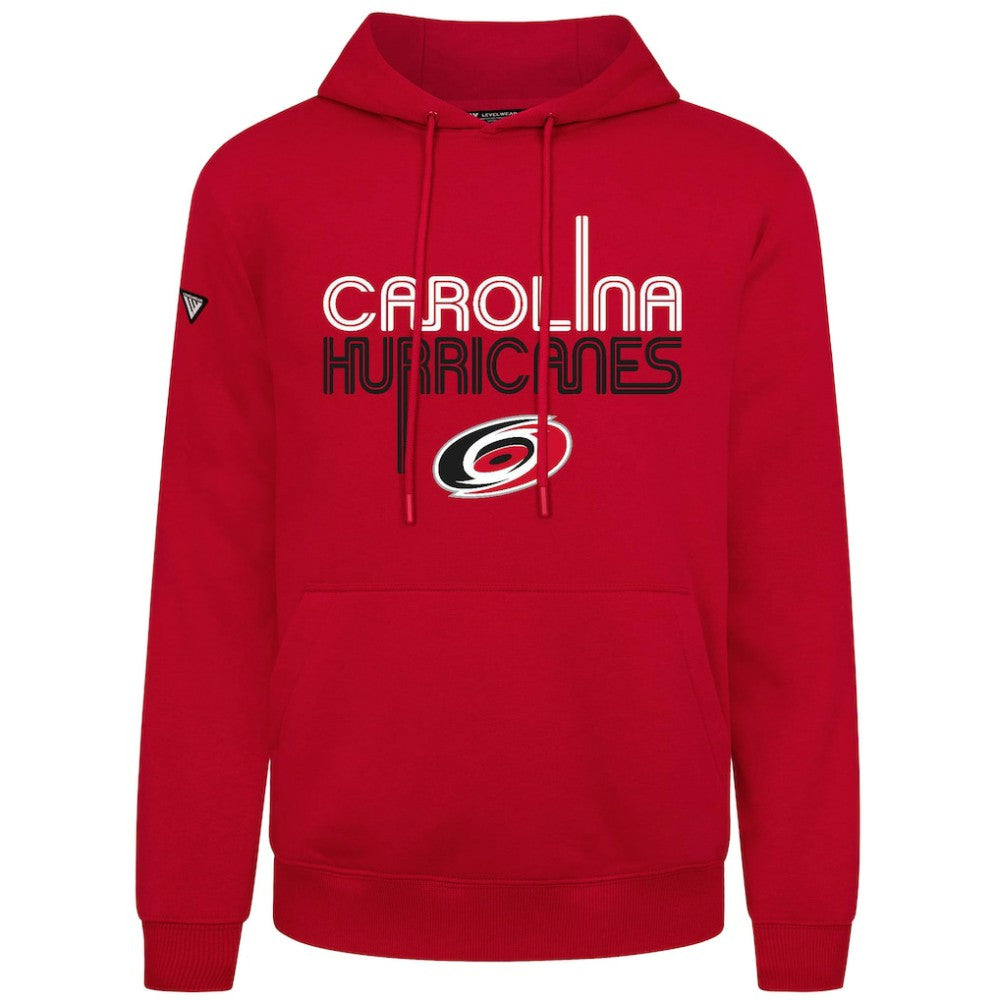 Carolina Hurricanes Levelwear Podium Lanes Hoodie Red