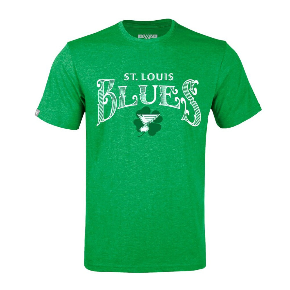 St. Louis Blues Levelwear St. Patrick's Day Richmond T-Shirt Green