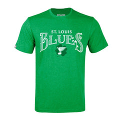 St. Louis Blues Levelwear St. Patrick's Day Richmond T-Shirt Green