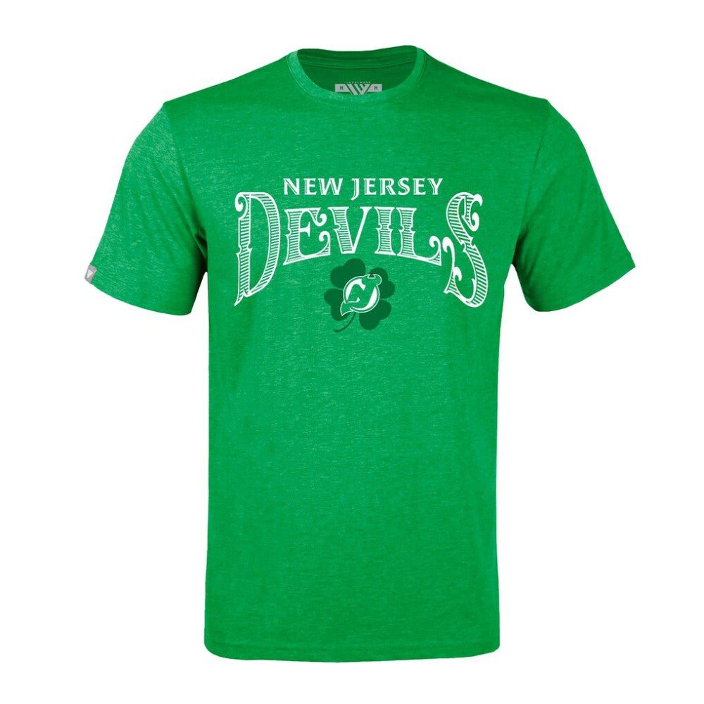 New Jersey Devils Levelwear St. Patrick's Day Richmond T-Shirt Green